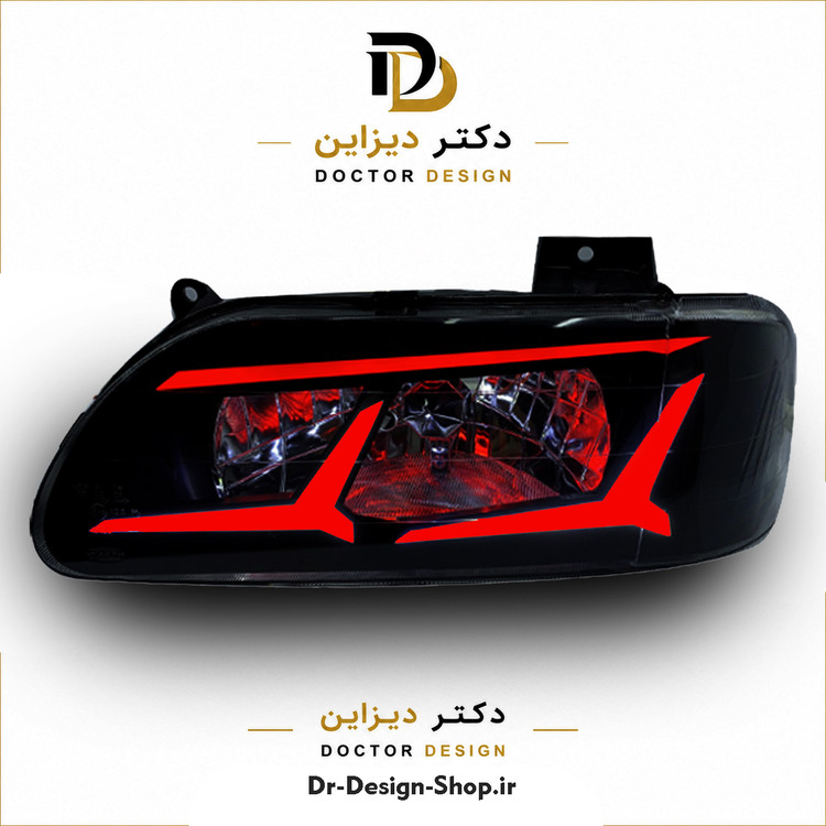 چراغ جلو اسپرت پراید 131 (صبا) مدل Aventador برند مدرن | بسته 2 عددی
