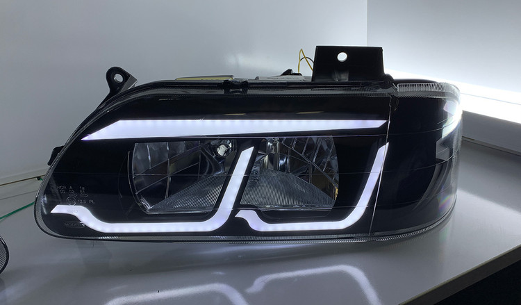 چراغ جلو اسپرت پراید 131 (صبا) مدل BMW M3 برند مدرن | بسته 2 عددی