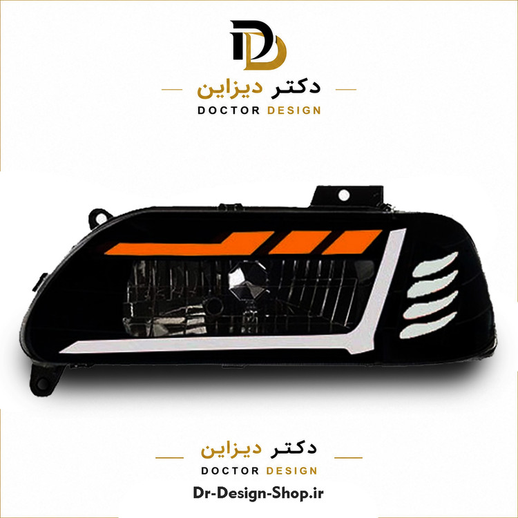 چراغ جلو اسپرت پراید 131 (صبا) مدل Audi R8 برند مدرن | بسته 2 عددی