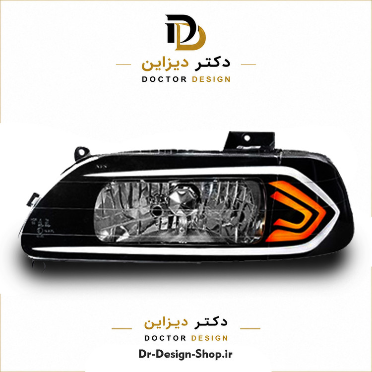 چراغ جلو اسپرت پراید 131 (صبا) مدل Dodge برند مدرن | بسته 2 عددی