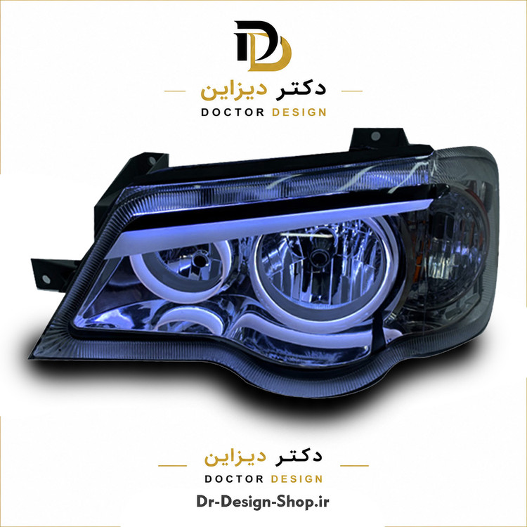 چراغ جلو اسپرت پراید 132 و 111 مدل 3D BMW برند مدرن | بسته 2 عددی