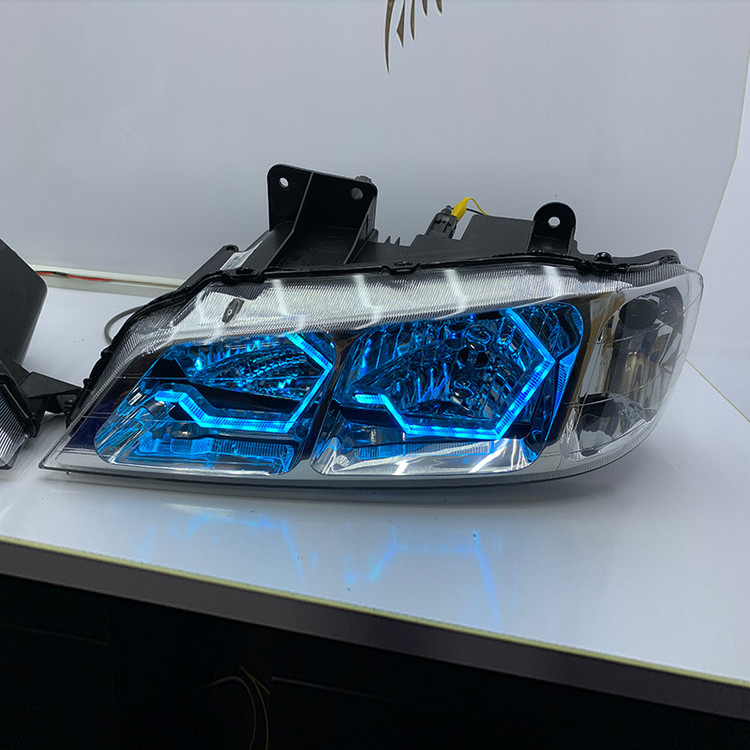 چراغ جلو اسپرت پژو پارس مدل 3D i8 برند مدرن | بسته 2 عددی
