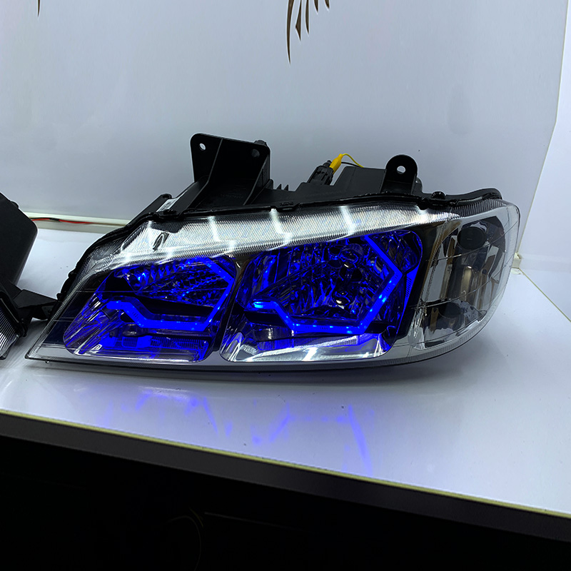 چراغ جلو اسپرت پژو پارس مدل 3D i8 برند مدرن | بسته 2 عددی