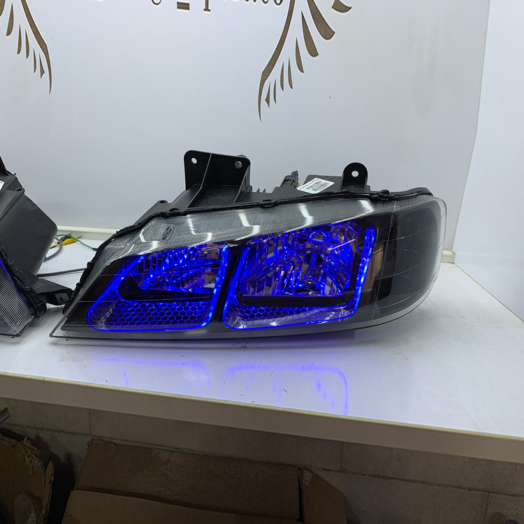 چراغ جلو اسپرت پژو پارس مدل 3D U برند مدرن | بسته 2 عددی