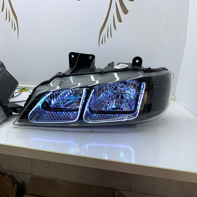 چراغ جلو اسپرت پژو پارس مدل 3D U برند مدرن | بسته 2 عددی