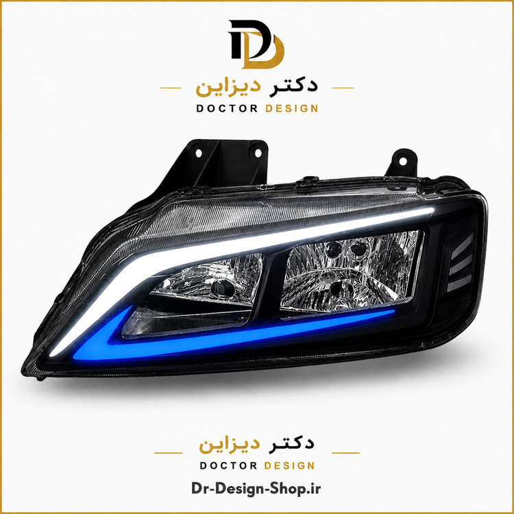 چراغ جلو اسپرت پژو پارس مدل Lexus برند مدرن | بسته 2 عددی