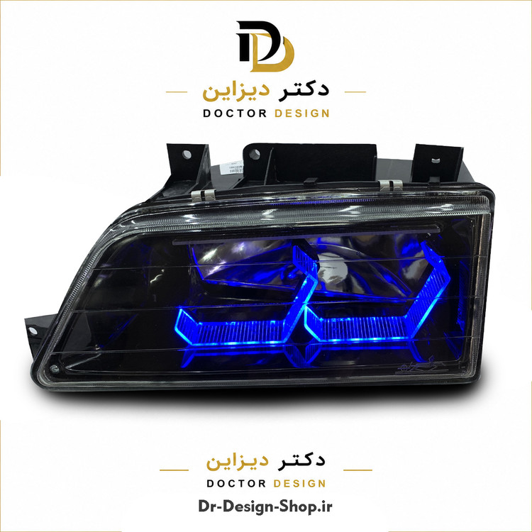چراغ جلو اسپرت پژو 405 مدل 3D i8 برند مدرن | بسته 2 عددی