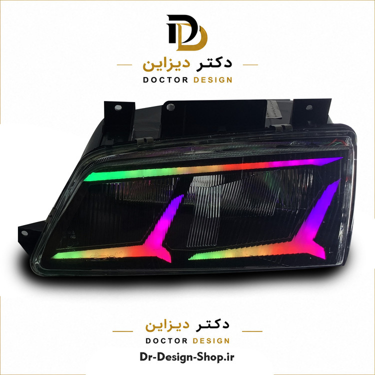 چراغ جلو اسپرت پژو 405 مدل اونتادور برند مدرن | بسته 2 عددی