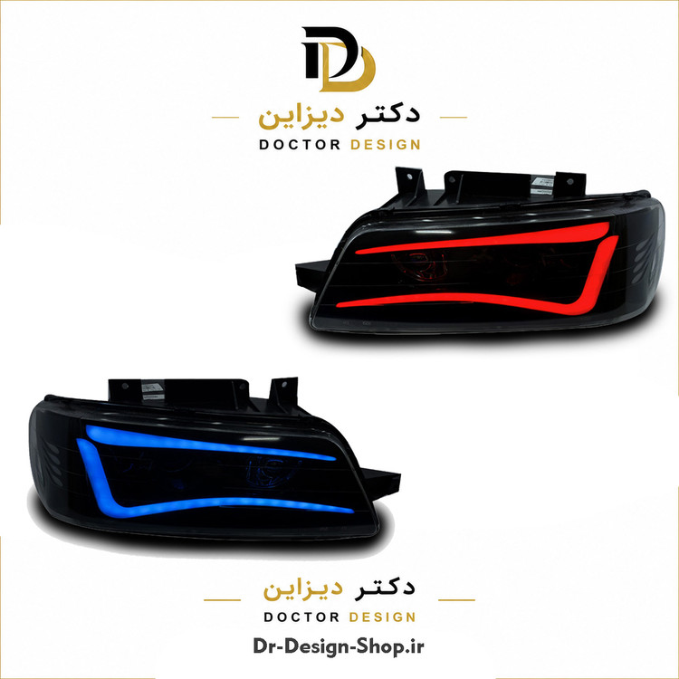 چراغ جلو اسپرت پژو 405 مدل Camaro برند مدرن | بسته 2 عددی
