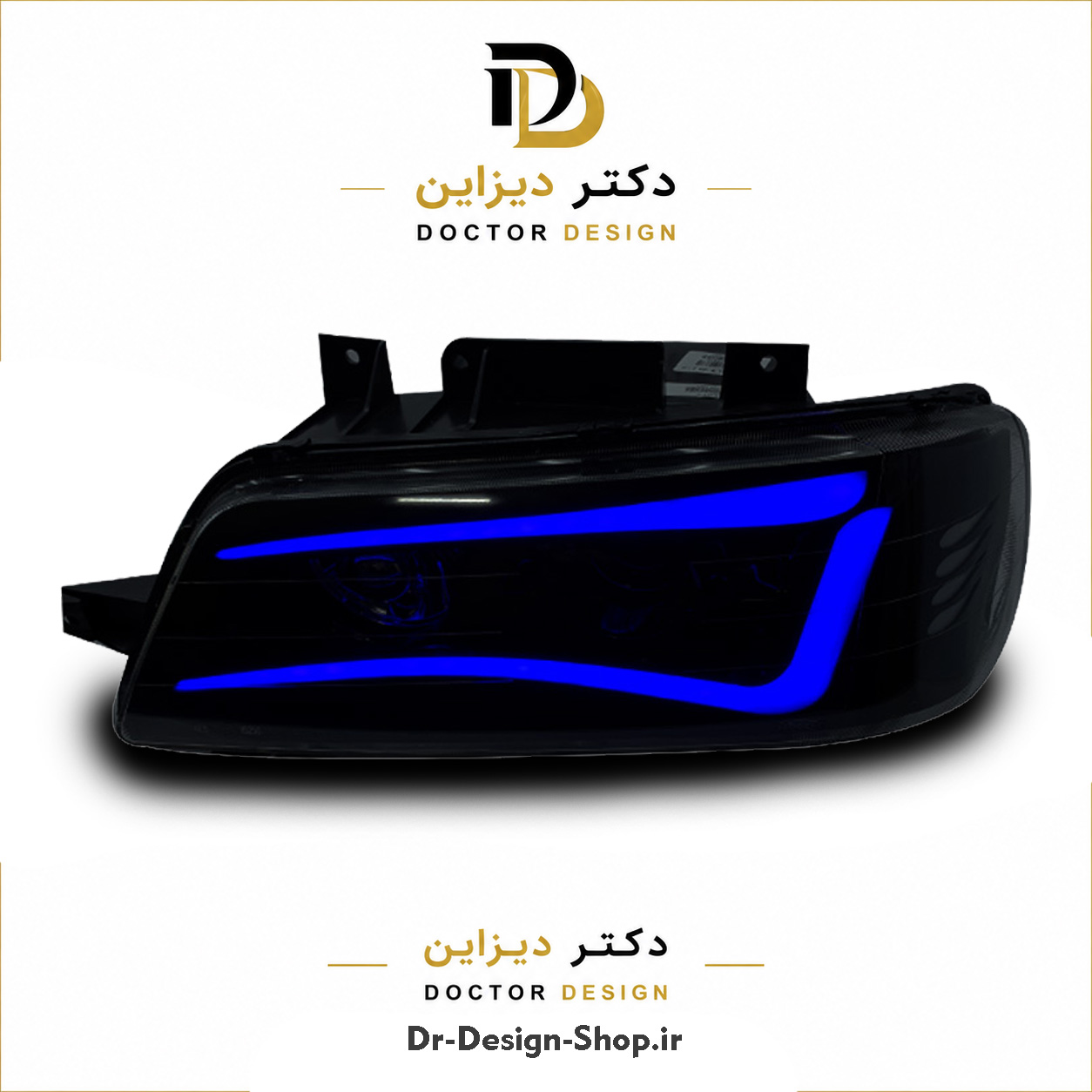 چراغ جلو اسپرت پژو 405 مدل Camaro برند مدرن | بسته 2 عددی
