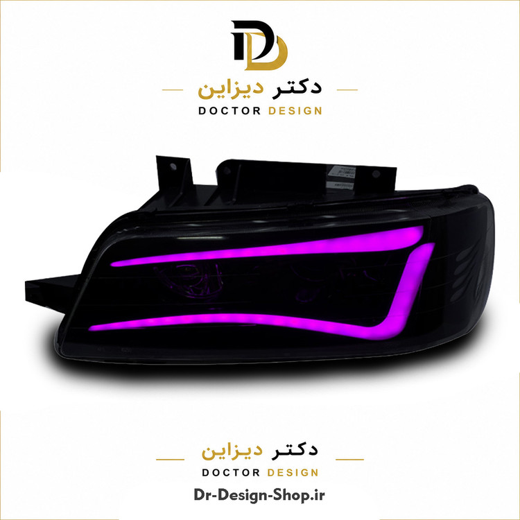 چراغ جلو اسپرت پژو 405 مدل Camaro برند مدرن | بسته 2 عددی