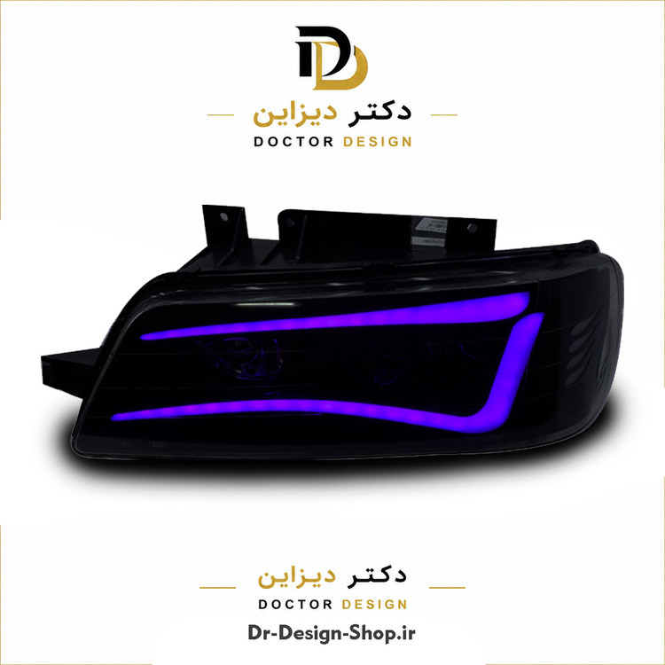 چراغ جلو اسپرت پژو 405 مدل Camaro برند مدرن | بسته 2 عددی