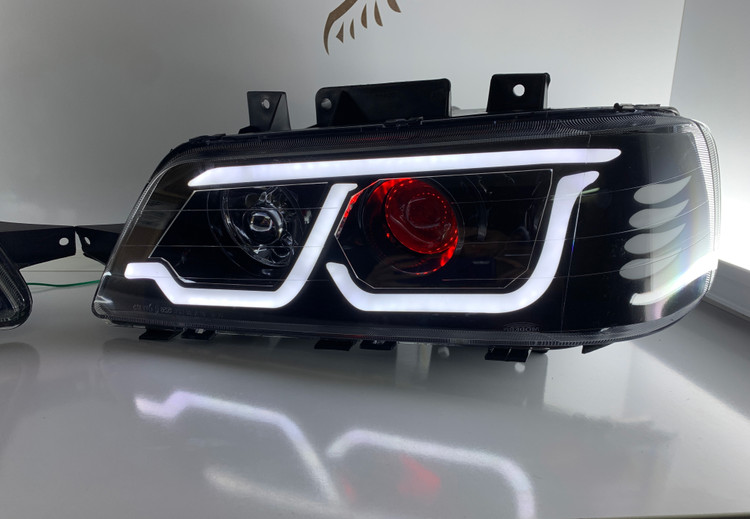 چراغ جلو اسپرت پژو 405 مدل BMW برند مدرن | بسته 2 عددی