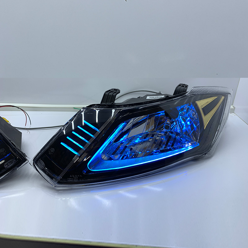 چراغ جلو اسپرت ساینا و کوییک مدل 3D NX دوحالته برند مدرن | بسته 2 عددی