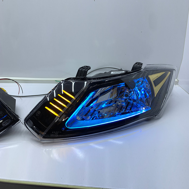 چراغ جلو اسپرت ساینا و کوییک مدل 3D NX دوحالته برند مدرن | بسته 2 عددی