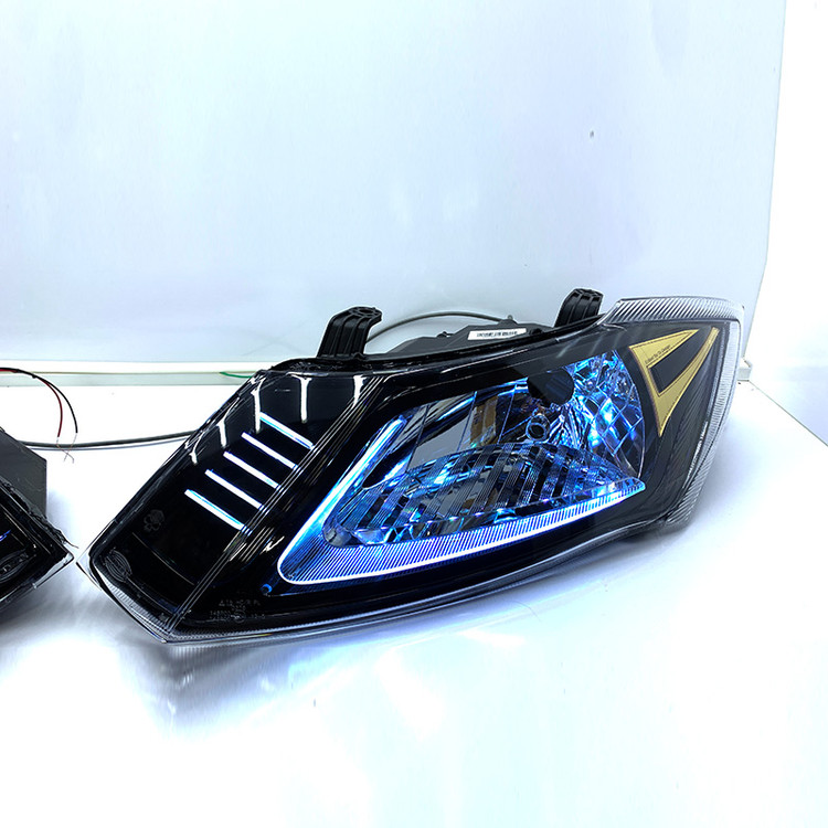 چراغ جلو اسپرت ساینا و کوییک مدل 3D NX دوحالته برند مدرن | بسته 2 عددی