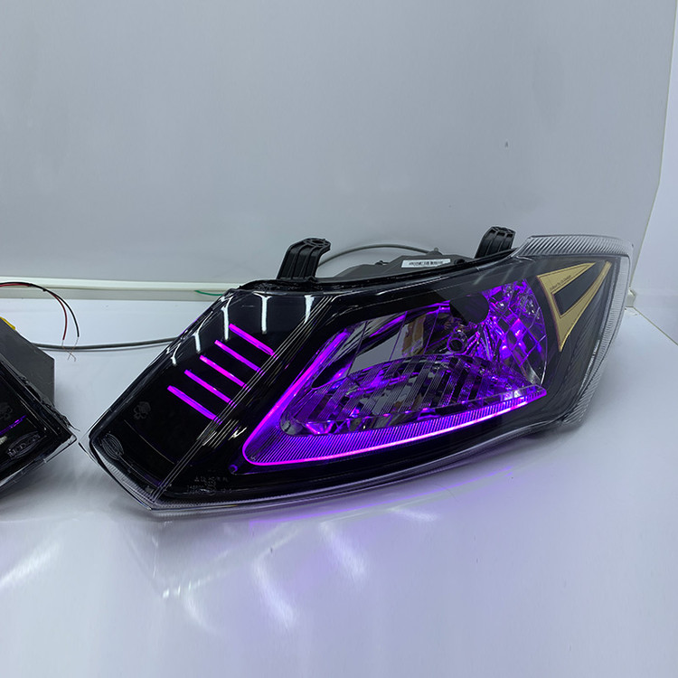 چراغ جلو اسپرت ساینا و کوییک مدل 3D NX دوحالته برند مدرن | بسته 2 عددی