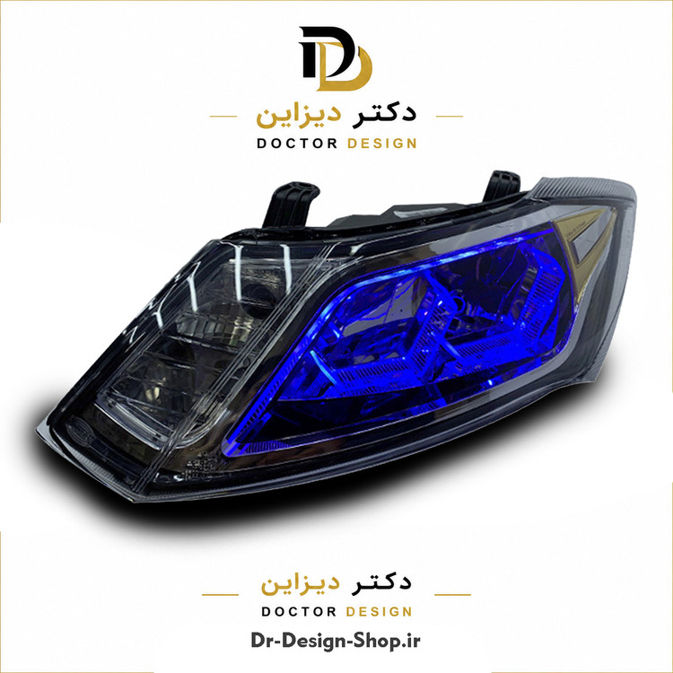چراغ جلو اسپرت ساینا و کوییک مدل 3D Hexa برند مدرن | بسته 2 عددی