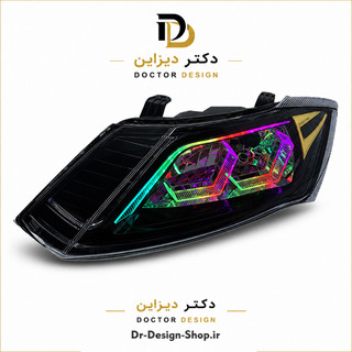 چراغ جلو اسپرت ساینا و کوییک مدل 3D Hexa برند مدرن | بسته 2 عددی