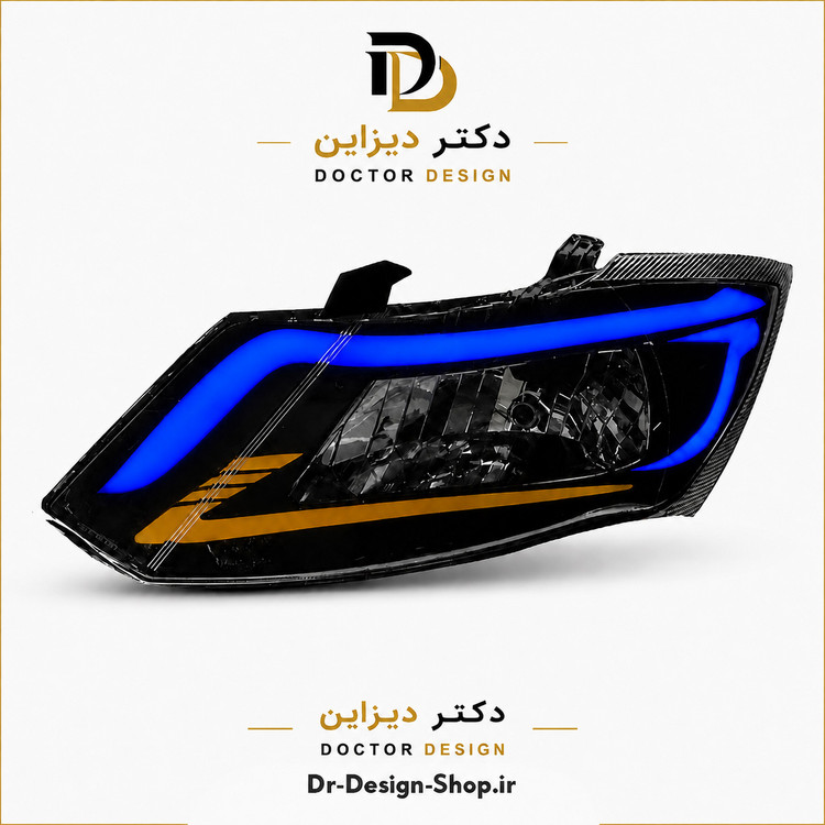 چراغ جلو اسپرت ساینا و کوییک مدل Subaru برند مدرن | بسته 2 عددی