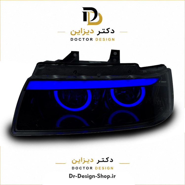 چراغ جلو اسپرت سمند مدل Devil برند مدرن | بسته 2 عددی