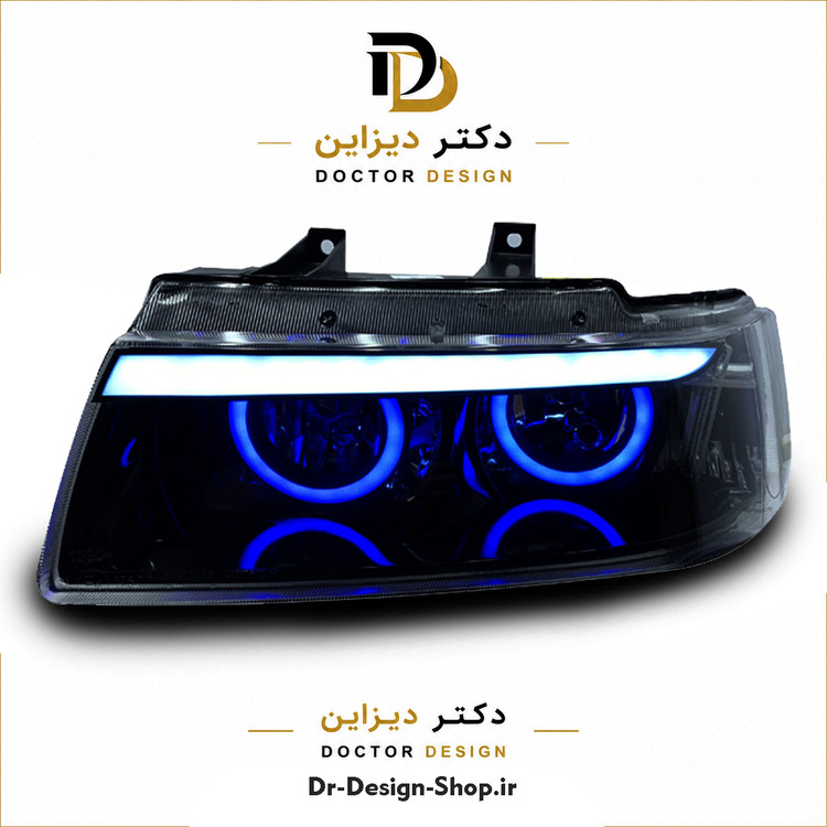 چراغ جلو اسپرت سمند مدل Devil برند مدرن | بسته 2 عددی