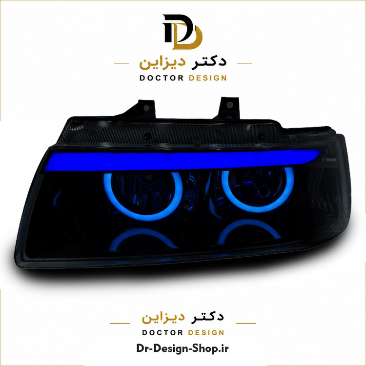 چراغ جلو اسپرت سمند مدل Devil برند مدرن | بسته 2 عددی