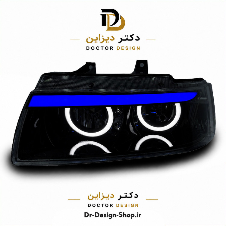 چراغ جلو اسپرت سمند مدل Devil برند مدرن | بسته 2 عددی