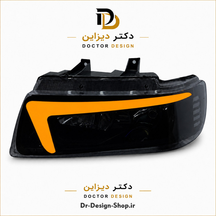 چراغ جلو اسپرت سمند مدل Dena-Plus برند مدرن | بسته 2 عددی