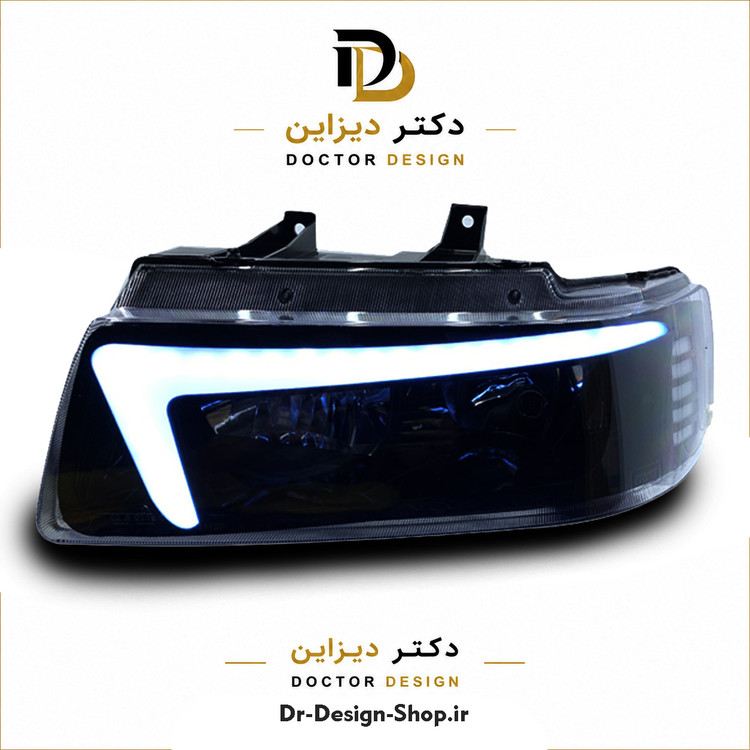 چراغ جلو اسپرت سمند مدل Dena-Plus برند مدرن | بسته 2 عددی