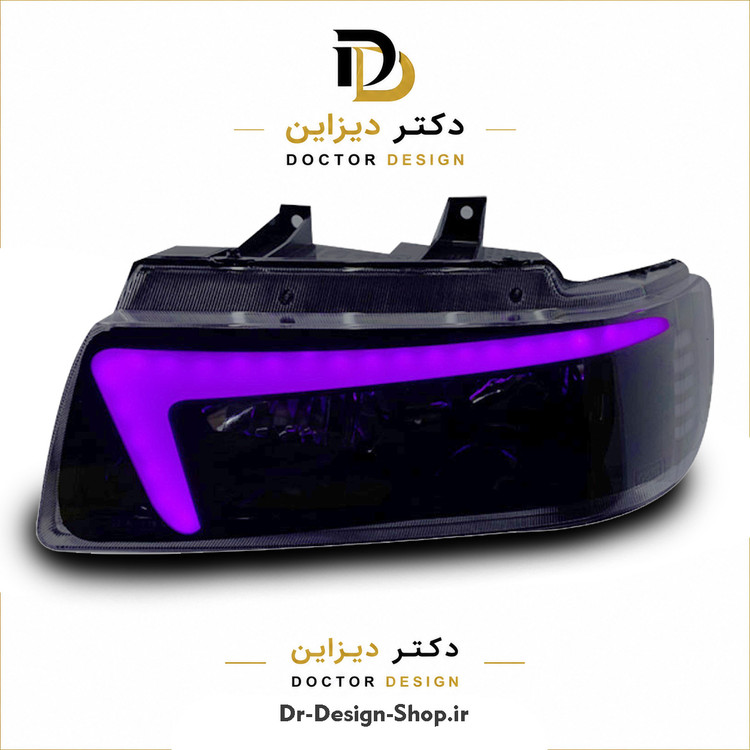 چراغ جلو اسپرت سمند مدل Dena-Plus برند مدرن | بسته 2 عددی