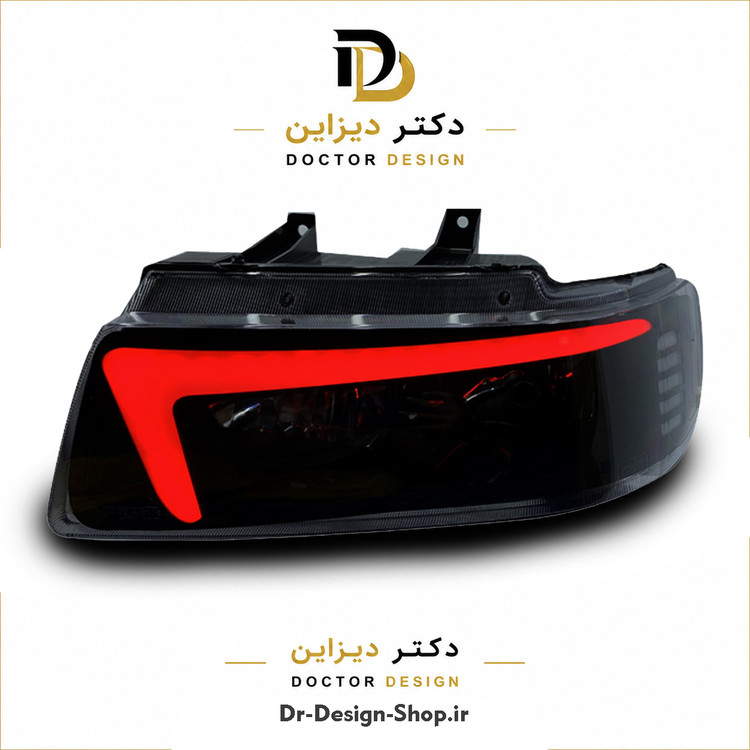 چراغ جلو اسپرت سمند مدل Dena-Plus برند مدرن | بسته 2 عددی