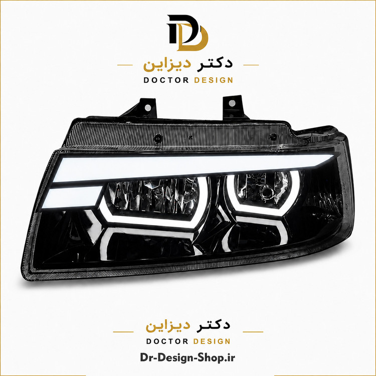 چراغ جلو اسپرت سمند مدل Demon برند مدرن | بسته 2 عددی