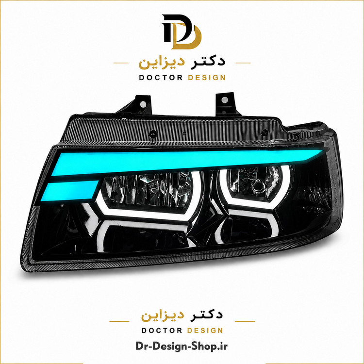 چراغ جلو اسپرت سمند مدل Demon برند مدرن | بسته 2 عددی