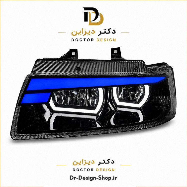 چراغ جلو اسپرت سمند مدل Demon برند مدرن | بسته 2 عددی