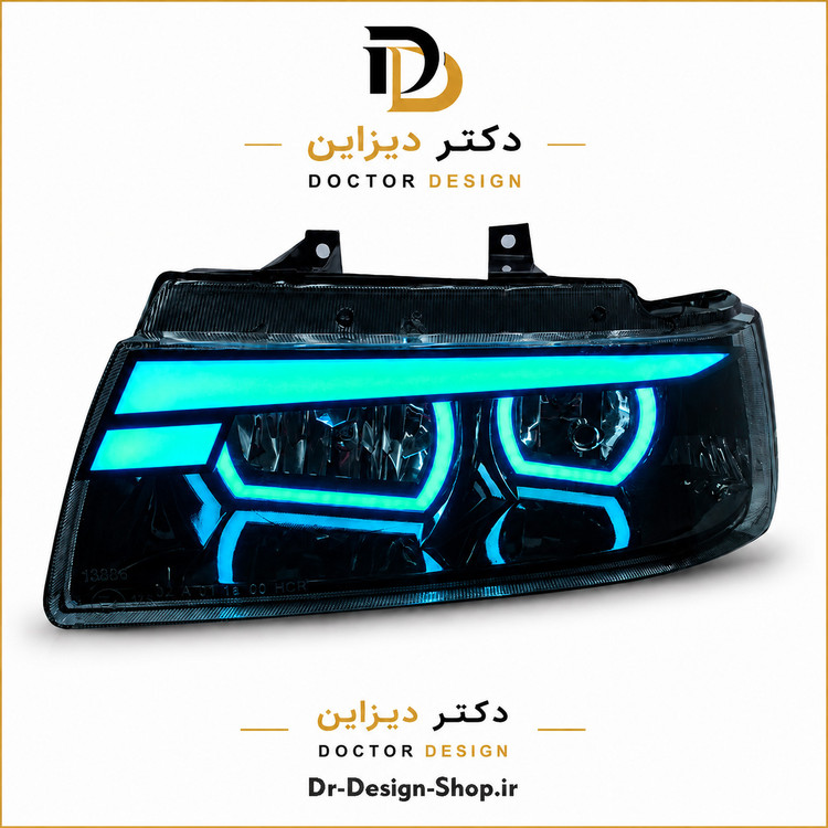 چراغ جلو اسپرت سمند مدل Demon برند مدرن | بسته 2 عددی