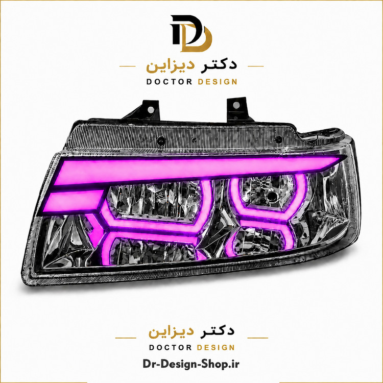چراغ جلو اسپرت سمند مدل Demon برند مدرن | بسته 2 عددی
