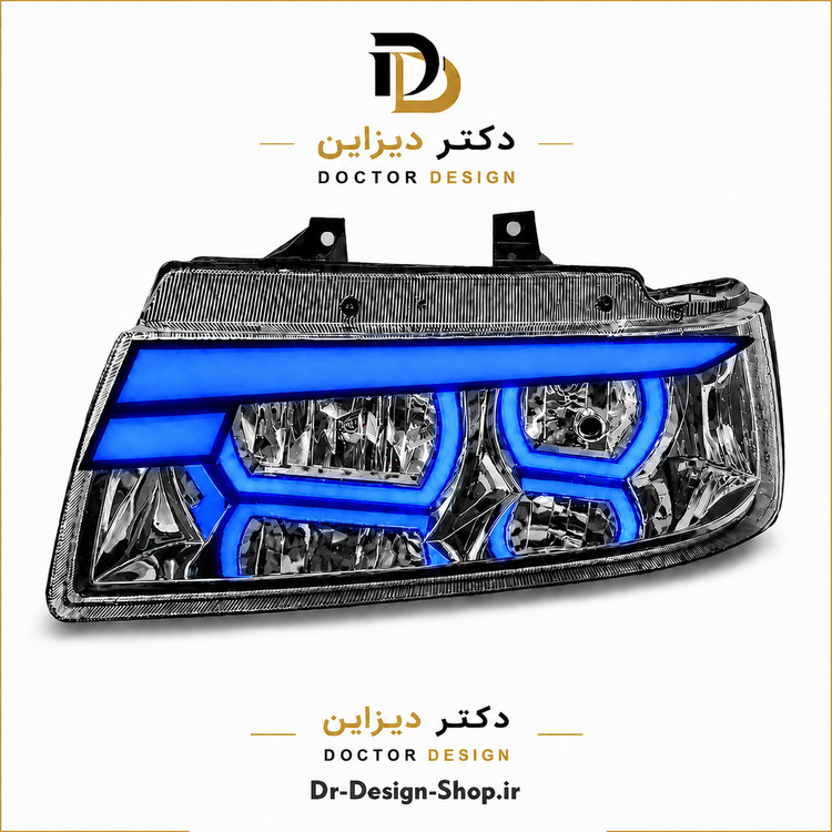 چراغ جلو اسپرت سمند مدل Demon برند مدرن | بسته 2 عددی