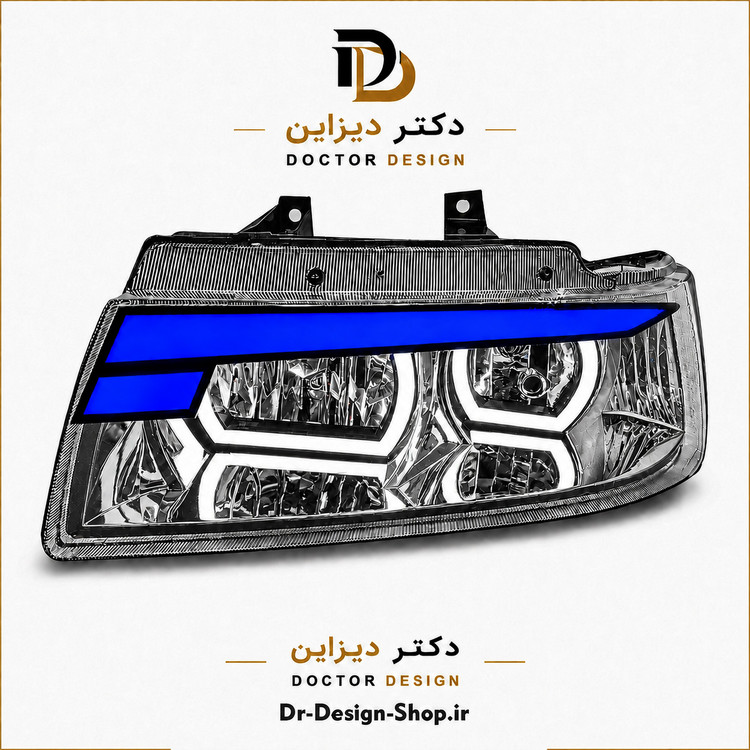 چراغ جلو اسپرت سمند مدل Demon برند مدرن | بسته 2 عددی