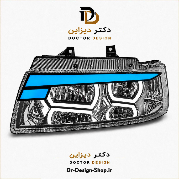 چراغ جلو اسپرت سمند مدل Demon برند مدرن | بسته 2 عددی