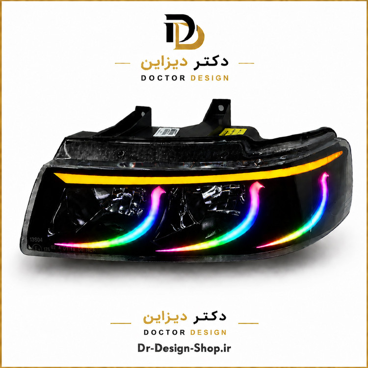 چراغ جلو اسپرت سمند مدل Crab برند مدرن | بسته 2 عددی