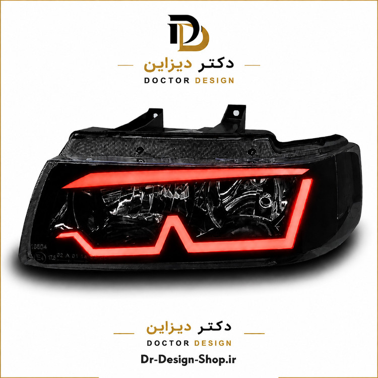 چراغ جلو اسپرت سمند مدل M3 برند مدرن | بسته 2 عددی