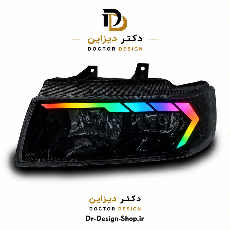 چراغ جلو اسپرت سمند مدل Wild برند مدرن | بسته 2 عددی