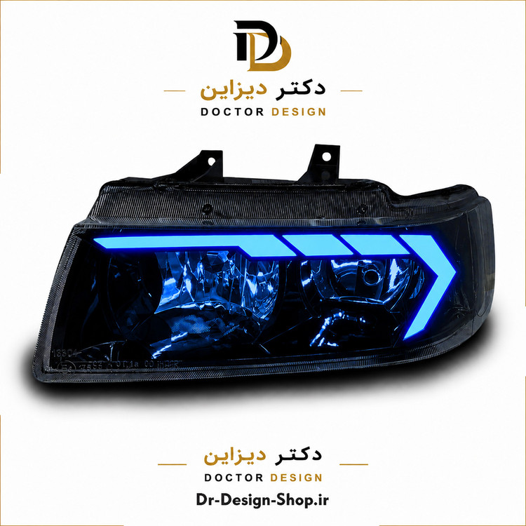 چراغ جلو اسپرت سمند مدل Wild برند مدرن | بسته 2 عددی