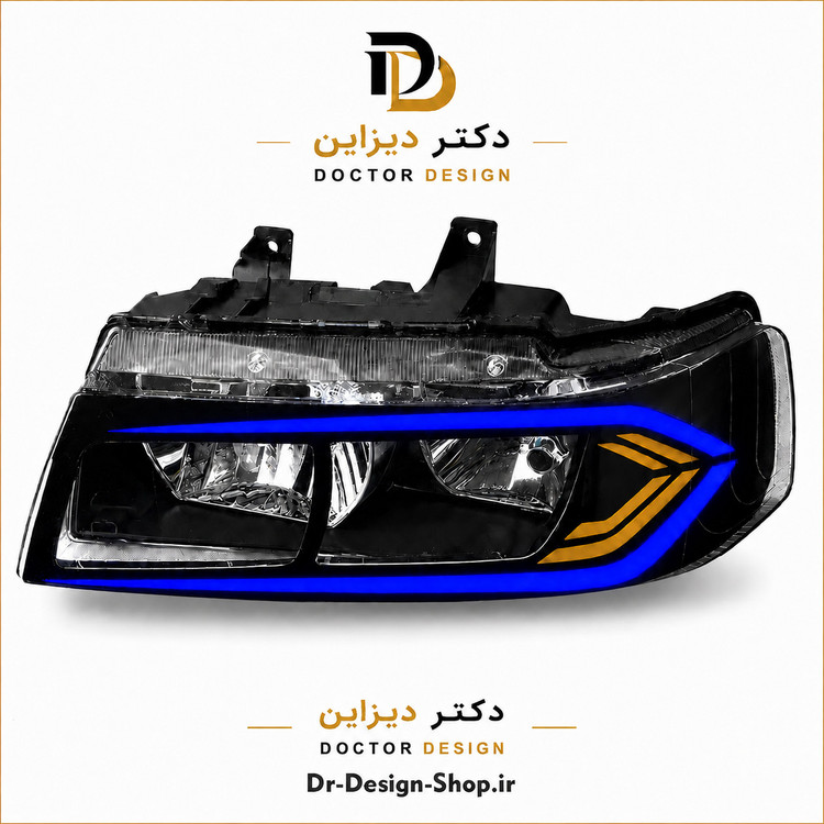 چراغ جلو اسپرت سمند مدل Dodge برند مدرن | بسته 2 عددی