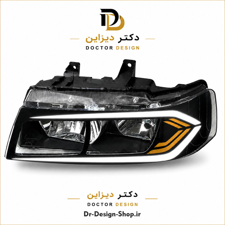 چراغ جلو اسپرت سمند مدل Dodge برند مدرن | بسته 2 عددی
