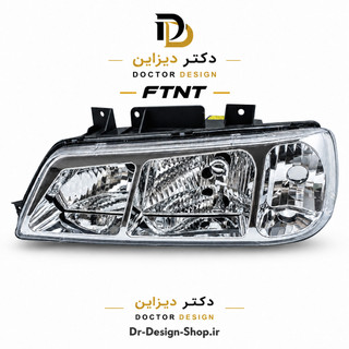 چراغ جلو فابریک پژو 405 طرح پارس برند FTNT | بسته 2 عددی